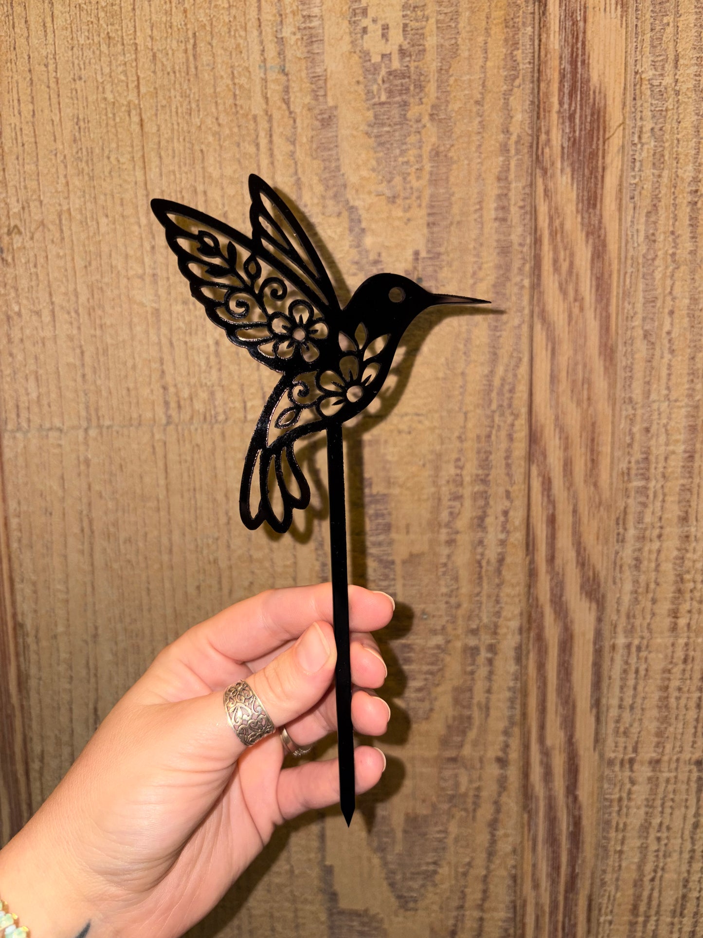 Hummingbird Plant/Garden Stake ✨