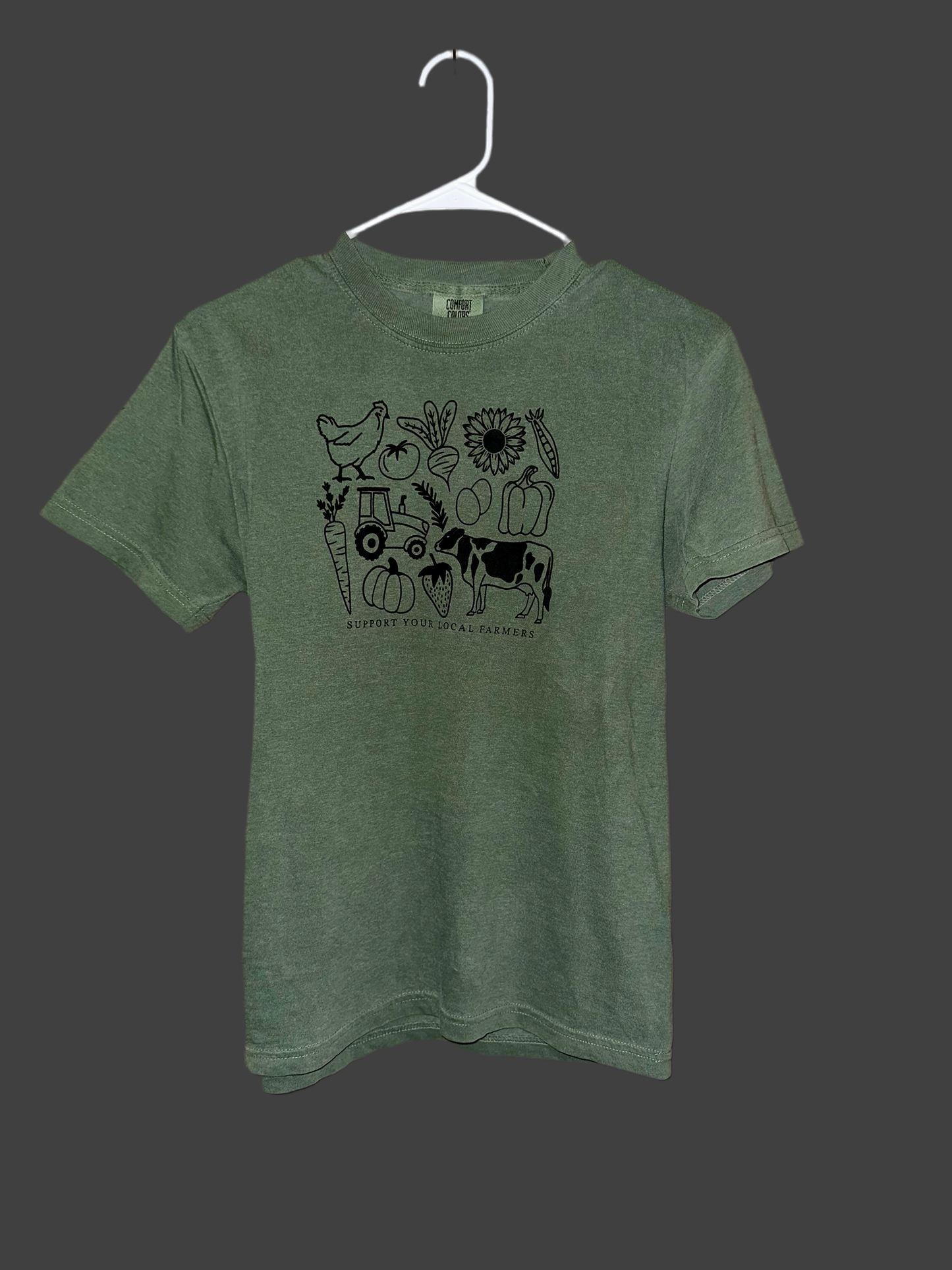 Support Your Local Farmer T-Shirt (Comfort Colors)